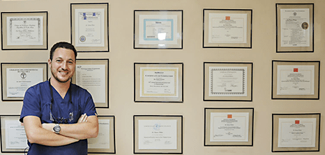 Costa Rica Dental clinic lobby